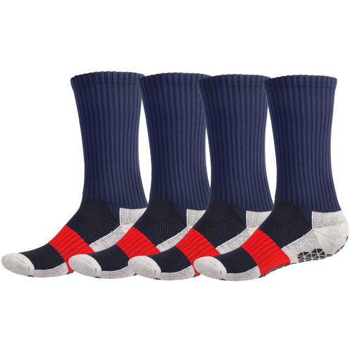 Falari Athletic Socks Sport Running Calf Socks - Navy