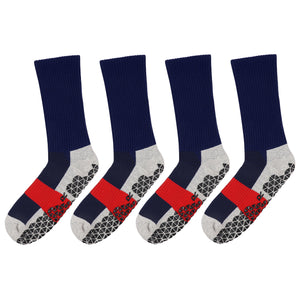 Falari Athletic Socks Sport Running Calf Socks - Navy