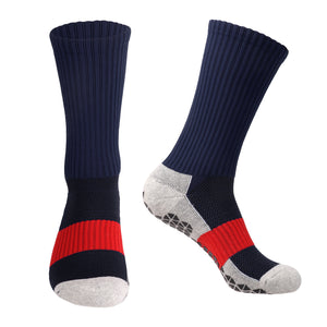 Falari Athletic Socks Sport Running Calf Socks - Navy