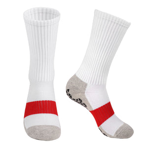 Falari Athletic Socks Sport Running Calf Socks - White