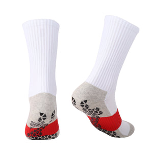 Falari Athletic Socks Sport Running Calf Socks - White