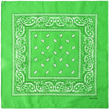 Load image into Gallery viewer, 12-Pack Bandana Headband - Light Green
