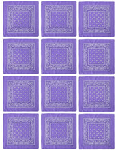 Load image into Gallery viewer, 12-Pack Bandana Headband - Lavender