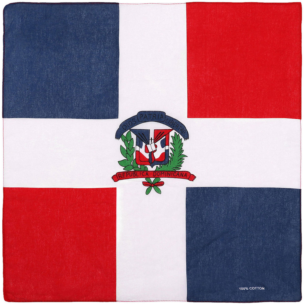 12-Pack Bandana Headband - Dominican Republic