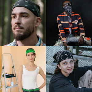 12-Pack Bandana Headband - Jamaica