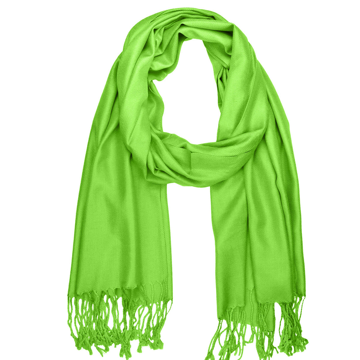 KMystic Colorful Silk Pashmina Scarf Shawl Wrap (Green) at  Women's  Clothing store