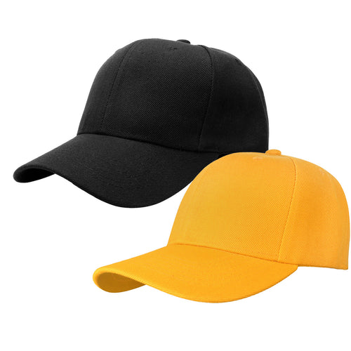 2-Pack Baseball Dad Cap Adjustable Size Perfect for Running Workouts and Outdoor Activities