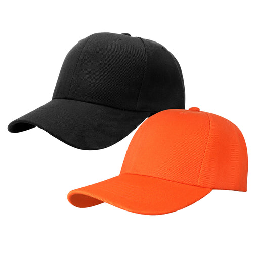 2-Pack Baseball Dad Cap Adjustable Size Perfect for Running Workouts and Outdoor Activities