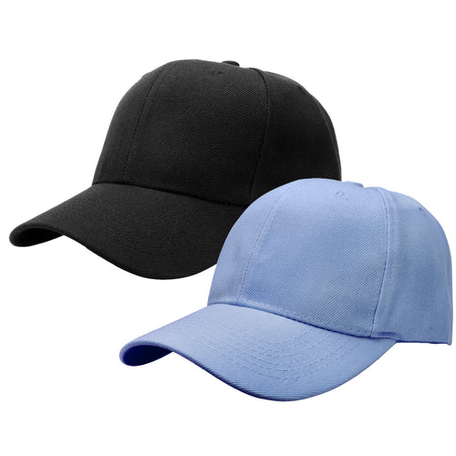 2-Pack Baseball Dad Cap Adjustable Size Perfect for Running Workouts and Outdoor Activities