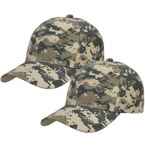 2-Pack Baseball Dad Cap Adjustable Size Perfect for Running Workouts and Outdoor Activities