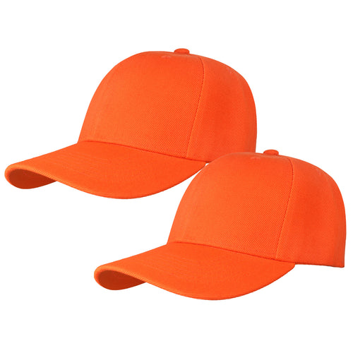 2-Pack Baseball Dad Cap Adjustable Size Perfect for Running Workouts and Outdoor Activities