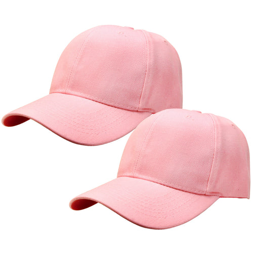 2-Pack Baseball Dad Cap Adjustable Size Perfect for Running Workouts and Outdoor Activities