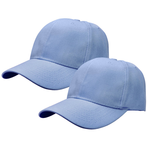 2-Pack Baseball Dad Cap Adjustable Size Perfect for Running Workouts and Outdoor Activities