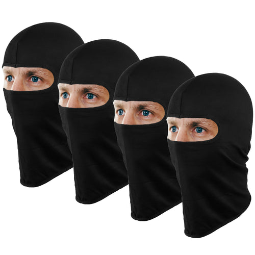 4-Pack Balaclava Face Mask Cover Multipurpose Full Ninja Mask Motorcycle Cycling Outdoor Sport Ski Active