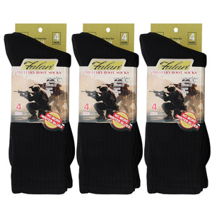 4/12 Pairs US Army Military Boot Socks Combat Trekking Hiking Policemen Firefighter Security Guard Out Door Activities Socks